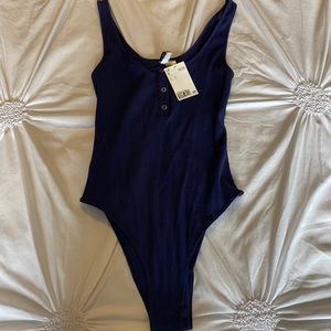 Navy never worn bodysuit